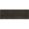 Sieninė lentyna, tamsiai ruda, 180x60x(2-6) cm, ąžuolo masyvas