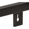Sieninės lentynos, 2vnt., 120cm, perdirbtos medienos masyvas