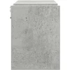 Sieninės lentynos, 2vnt., betono, 100x15x20cm, apdirbta mediena