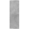 Sieninės lentynos, betono, 104x20x58,5 cm, apdirbta mediena