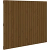 Lova Sieninis galvūgalis, medaus rudas, 127,5x3x110cm, pušis