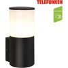 Sieninis lauko šviestuvas Telefunken E27, juodas