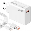 Sieninis Usb-c 67w įkroviklis Eu kištukas Super greitas įkrovimas Usb-c