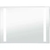 Sieninis vonios kambario veidrodis su LED, 100x60cm