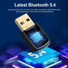 Sigandg bluetooth adapteris pc - 5.4 bluetooth dongle, bluetooth dongle usb, mažas latentinis laikas, plug & play, suderinamas su windows 11/10/8.1/7 staliniams kompiuteriams, nešiojamiesiems kompiuteriams, ausinėms, klaviatūrai, pelei