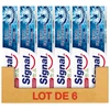 Signal - Extra Fresh and Intense dantų pasta - 12 valandų gaivaus kvapo - itin ilgai išliekanti - 96% natūralios kilmės ingredientų (6 x 75ml)