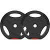 Signature Fitness vinilinės standartinės 1" svorio plokštės jėgos treniruotėms ir sunkumų kilnojimui, 4,5kg pora