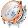 Silikoninis dėklas Huawei Watch Gt5 46mm rožinis-auksinis