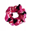 Šilkinė plaukų gumelė scrunchie su Disco raštu