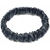 Šilkinė plona plaukų gumelė sx 1 cm pilka scrunchie Silklove