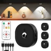 Silrives led spintelių apšvietimas su nuotolinio valdymo pulteliu, belaidis, usb įkraunamas taškinis akumuliatorius, 3 šviesos spalvos, spintelių apšvietimas, led akumuliatorius, reguliuojamas, netiesioginis apšvietimas po spintele virtuvėje