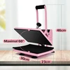 Spausdintuvas Šilumos presas 30x23 cm, 0-250°c, rožinis, su Lcd