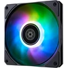 Silverstone Technology Sst-as120b-argb - Air Slimmer plonas 120 mm ventiliatorius su patobulinta veikimu, pilno diapazono Pwm valdymu ir Argb apšvietimo efektu