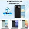 Simply Speakers skaidrus kristalinis telefono dėklas, skirtas Google Pixel 8, atsparus pirštų atspaudams ir pageltimui, atsparus įbrėžimams, smūgiams, palaiko belaidį įkrovimą