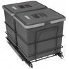 Šiukšlių rūšiavimo konteineris nuo 40 cm Silent close 2x15 30l