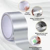 Siumir 50 mm x 10 m aliuminio lipni juosta, 2 vnt. pakuotė, vandeniui atspari juosta metaliniams paviršiams taisyti, aliuminio juosta greitam remontui namuose