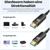 Siwket 8k Hdmi šviesolaidinis kabelis 20m, optinis Hdmi 2.1 kabelis 48gbps itin didelis greitis 8k @ 60hz 4k @ 120hz dinaminis Hdr Earc Dolby Hdcp 2.2 ir 2.3, skirtas Hdtv/projektoriui/namų Kinui/tv priedėliui/žaidimų konsolei