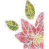 Sizzix 664212 Poinsettia Pieces by Tim Holtz pjovimo formelės, plastikas, įvairiaspalvis, vienas dydis