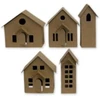 Sizzix 664741 Thinlits Trafaretai Paper Village by Tim Holtz (16 vnt.)