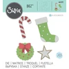 Sizzix Seasonal by Bigz štampas 664592 Seasonal Elements by Kath Breen, popierius metalas medis, sezoniniai elementai, vienas dydis