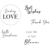 Sizzix Skaidrūs Antspaudai "everyday Wishes" Kortelėms, Scrapbooking