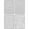 Sizzix Thinlits Infinite Doodles #2 pjovimo formelių rinkinys | 666524 | plonos metalinės pjovimo formelės skirtos scrapbooking'ui, įspaudimui, žurnalų kūrimui