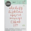 Sizzix Thinlits rinkinys 38pk-brush mažosios raidės Alpha, autorė Debi Potter, metalas, įvairiaspalvis, 26.5 x 13 x 0.2 cm