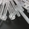 Skaidrių varžtų su galvute rinkinys, 60 vnt., skaidrus akrilo plastikas M6 x 60 mm