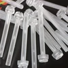 Skaidrių varžtų su galvute rinkinys, 60 vnt., skaidrus akrilo plastikas M6 x 60 mm