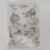 Skaidrus antspaudas atvirukams, dekoravimui ir "scrapbooking"