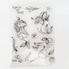 Skaidrus antspaudas atvirukams, dekoravimui ir "scrapbooking"