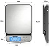 Skaitmeninės pašto svarstyklės iki 50 kg, tikslios, su Lcd ekranu