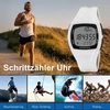 Skaitmeninis laikrodis su pedometru, sportinis skaitmeninis laikrodis vyrams moterims vaikams su chronometru 50 m atsparus vandeniui sportinis laikrodis led kalendorius žadintuvas