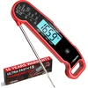 Skaitmeninis mėsos termometras, 1 sek., ±0.3°c, Ip67, raudonas