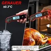 Skaitmeninis mėsos termometras, 1 sek., ±0.3°c, Ip67, raudonas