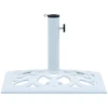 Skėčio pagrindas, baltos spalvos, ketus, 12kg, 49cm