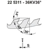 Skersinio pjovimo diskinis pjūklas 350x30x3,2 36z kv pilana medienai pjauti, išilginis