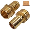 Skir'co (2 vnt.) žalvarinė jungtis su sriegiu ir spygliu 3/4 colio x 20 mm, žarnos adapteris su spygliu, žarnos jungtis, bsp sriegis