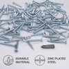 Skir'co 70 vnt. din 7504 p cinkuoto plieno 3.9 x 38 mm savisriegių varžtų metalui, sriegiklis, įleidžiama galvutė