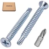 Skir'co (700 vnt.) din 7504 p cinkuoto plieno 3,9 x 38 mm savisriegiai metalui, sriegiklis, įleidžiama galvutė