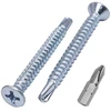 Skir'co (700 vnt.) din 7504 p cinkuoto plieno 3,9 x 38 mm savisriegiai metalui, sriegiklis, įleidžiama galvutė
