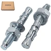 Skir'co pleištiniai inkarai, m10 x 70 mm, metaliniai kaiščiai, inkariniai varžtai, mūro tvirtinimo elementai, betono išsiplėtimo inkarai, 35 vnt.
