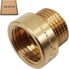 Ventiliatorius Skir'co sriegio prailginimas 1/2 colio, prailginimo čiaupas, išorinis ir vidinis sriegio prailginimas 10 mm žalvarinė vamzdžių jungtis bsp (2 vnt.)