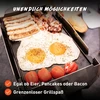 Skotti Kast, ketaus grilio plokštė skotti griliui, planča, keptuvė, labai tvirta medžiaga, mėsai, žuviai ir daržovėms