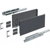 Slim Box aukštas stalčius sb14 hd-3d h-238mm l-450mm 3d reguliavimas antr. Amix
