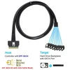 Slimsas 8i į 8x Sata 7pin kabelis, 0.5m