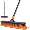Šluota su kotu, gatvės šluota / grindų šepetys 2-1 cleanhome 166 cm, tinkama mokykloms, fabrikams, sodams, sodo šluotos, šluota, krepšinio aikštelėms ir kitoms vietoms (45 cm)