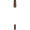 Slv lalu pakabinamas šviestuvas, led pagrindas, derinamas, 150 cm, 9.5 w, 3000 k, fazinis, bronzinis