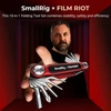 Smallrig x Film Riot 10-in-1 sulankstomas įrankių rinkinys su atsuktuvais ir šešiabriauniais raktais, daugiakampė padėtis, nešiojamas ir kompaktiškas dizainas (raudonas) - 4813