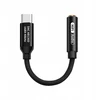 Smart-tel dac audio adapteris usb-c į mini jack 3,5 aux ab136d t2 16 bit 48khz juodas